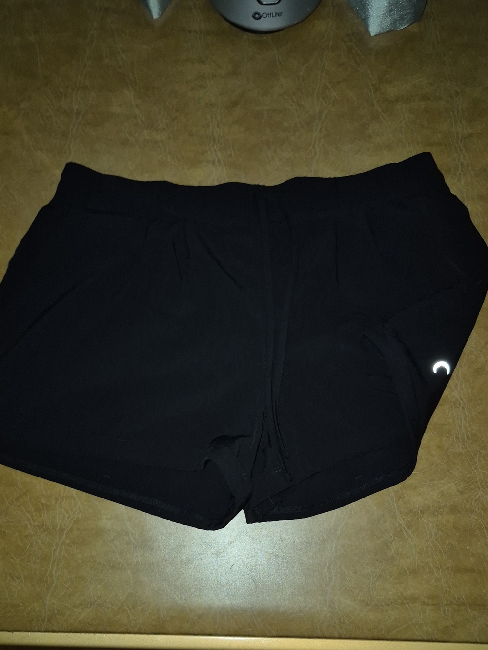 Women’s Zyia Black Athletic Shorts simialr Style To Lulu Spring Breakaway size L